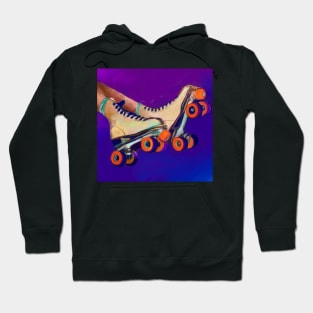 Roller Skates 80s Hoodie